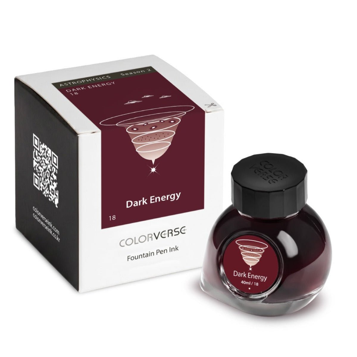 Colorverse Season 2 : Astrophysics Ink Bottle No. 18 - Dark Energy 40ml - Pen Boutique Ltd