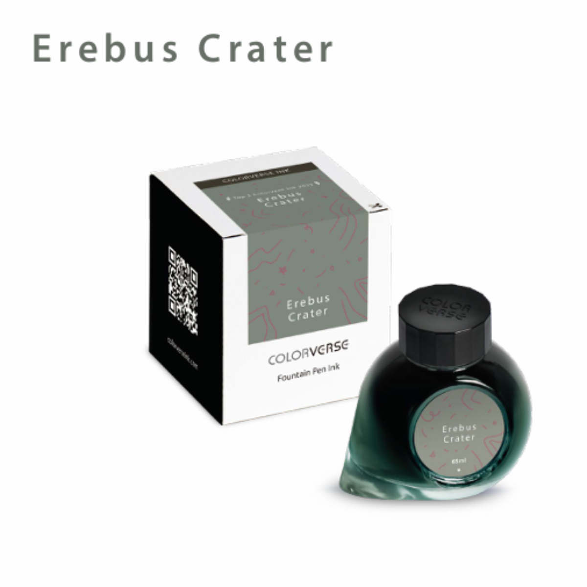 Colorverse Top 3 Color Stories Ink Bottle - Erebus Crater - 65 ml (Special Edition)-Pen Boutique Ltd