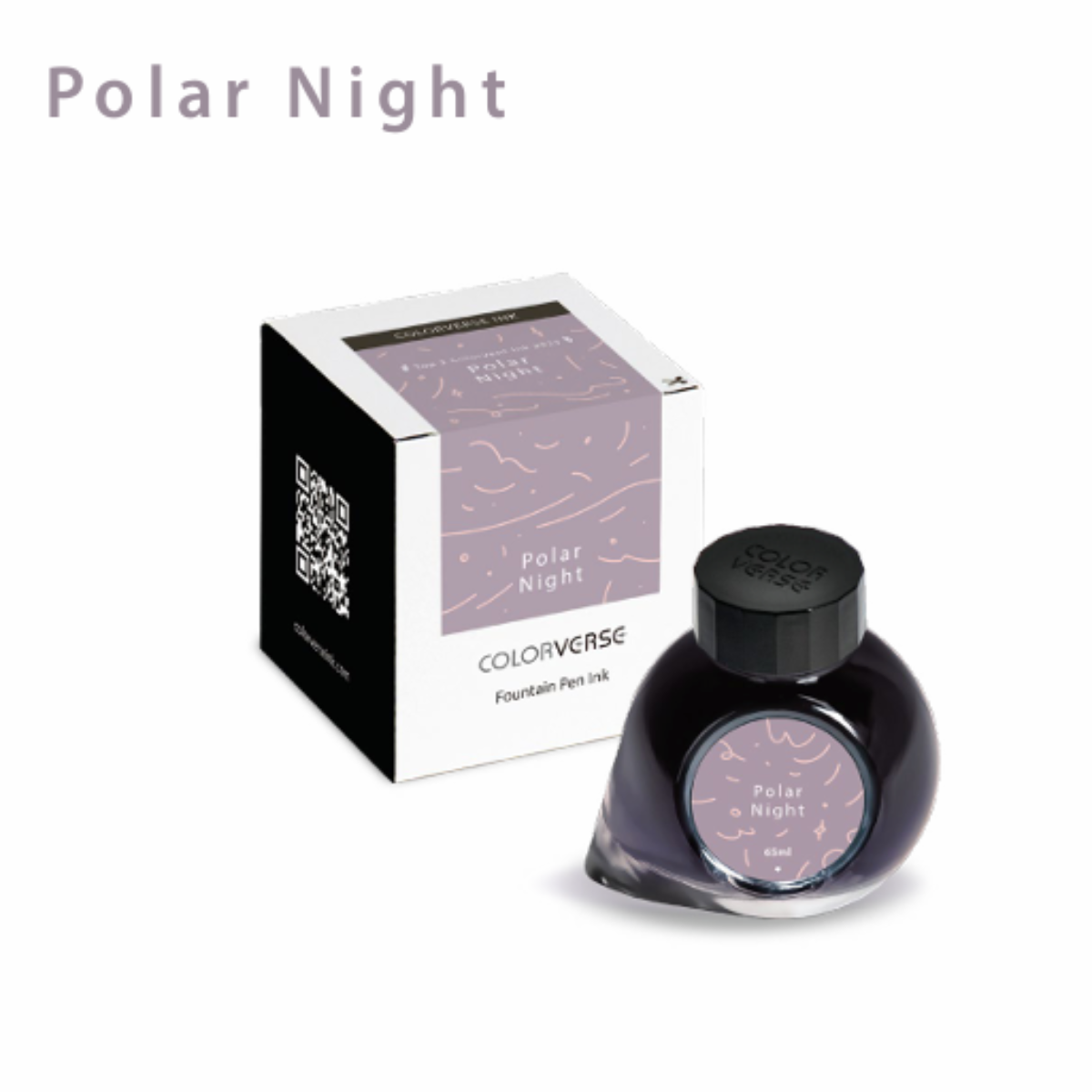 Colorverse Top 3 Color Stories Ink Bottle - Polar Night - 65 ml (Special Edition)-Pen Boutique Ltd