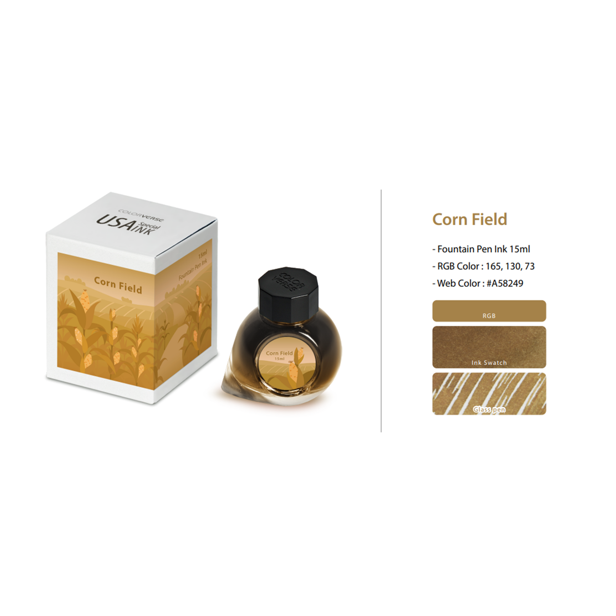 Colorverse USA Special Ink Bottle - Corn Field - 15 ml-Pen Boutique Ltd