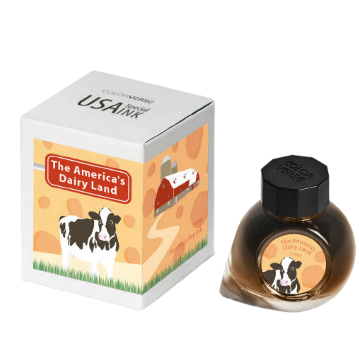 Colorverse USA Special Ink Bottle - Wisconsin (The America's Dairy Land) - 15 ml - Pen Boutique Ltd