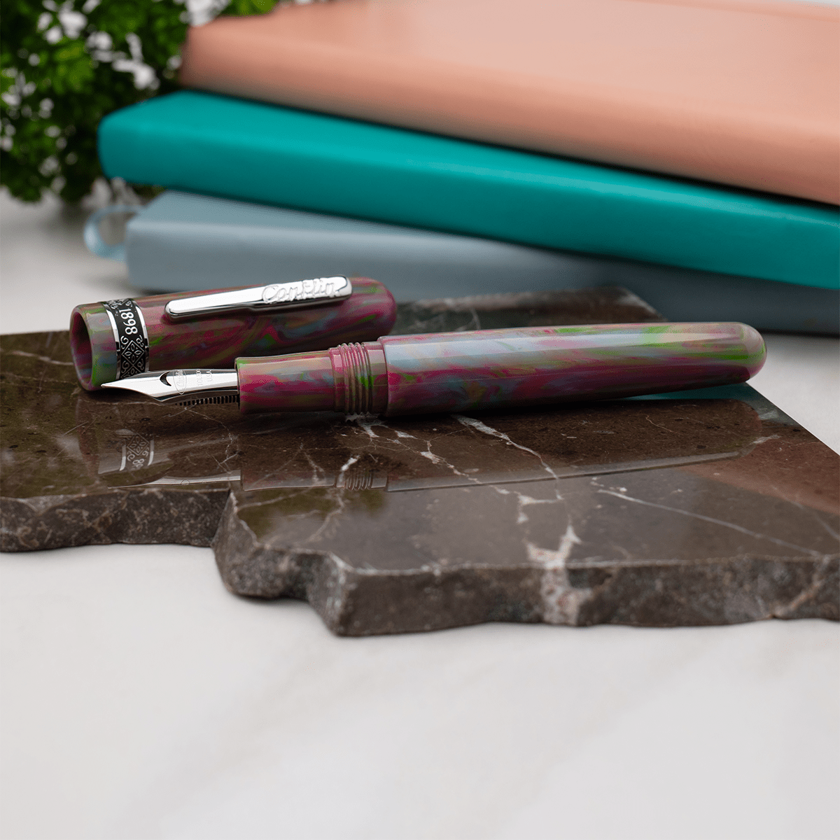 Conklin 1898 Collection Fountain Pen - Misto Resin Flare - 14K - Pen Boutique Ltd