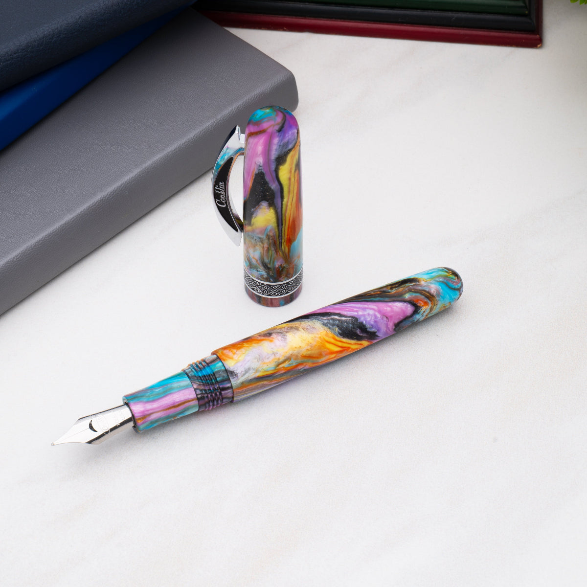 Conklin 1898 Collection Fountain Pen - Primary Manipulation 4.5 (Limited Edition)-Pen Boutique Ltd