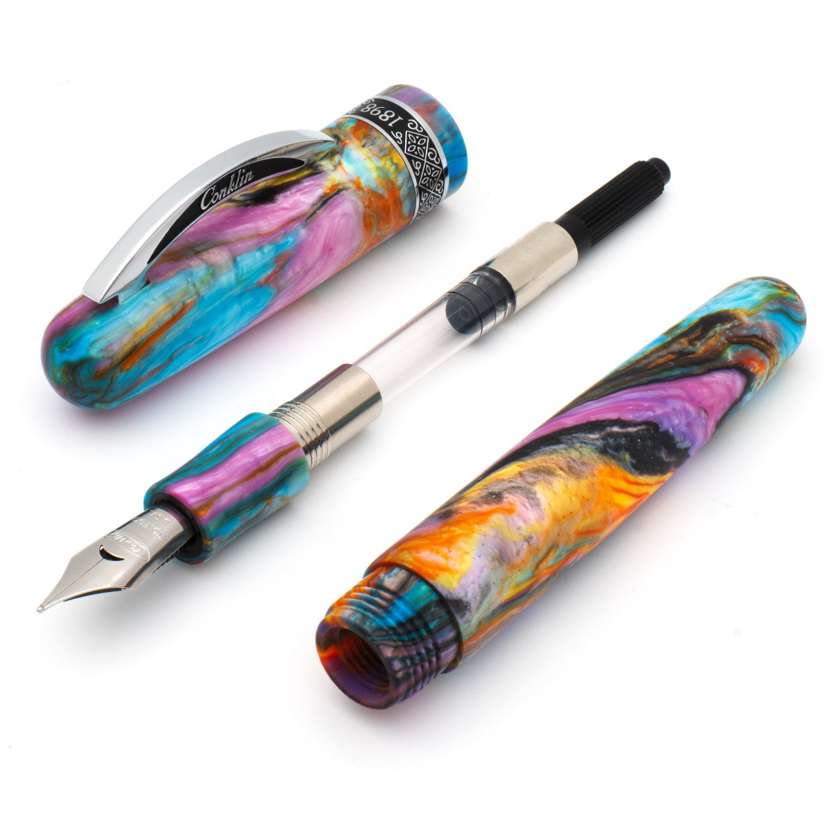 Conklin 1898 Collection Fountain Pen - Primary Manipulation 4.5 (Limited Edition)-Pen Boutique Ltd