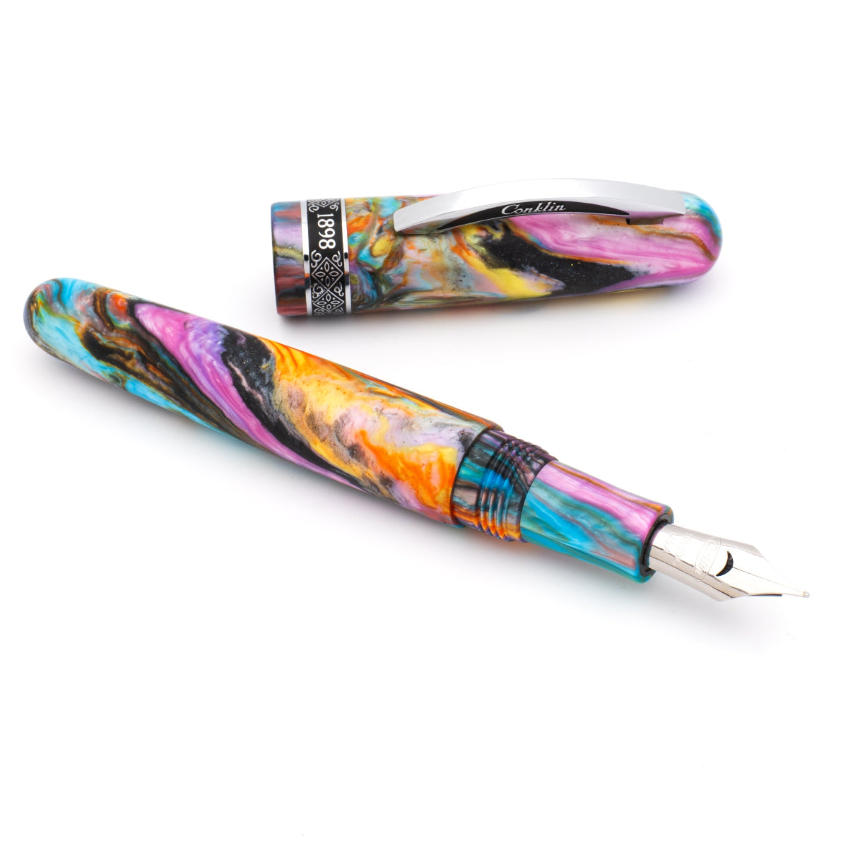Conklin 1898 Collection Fountain Pen - Primary Manipulation 4.5 (Limited Edition)-Pen Boutique Ltd