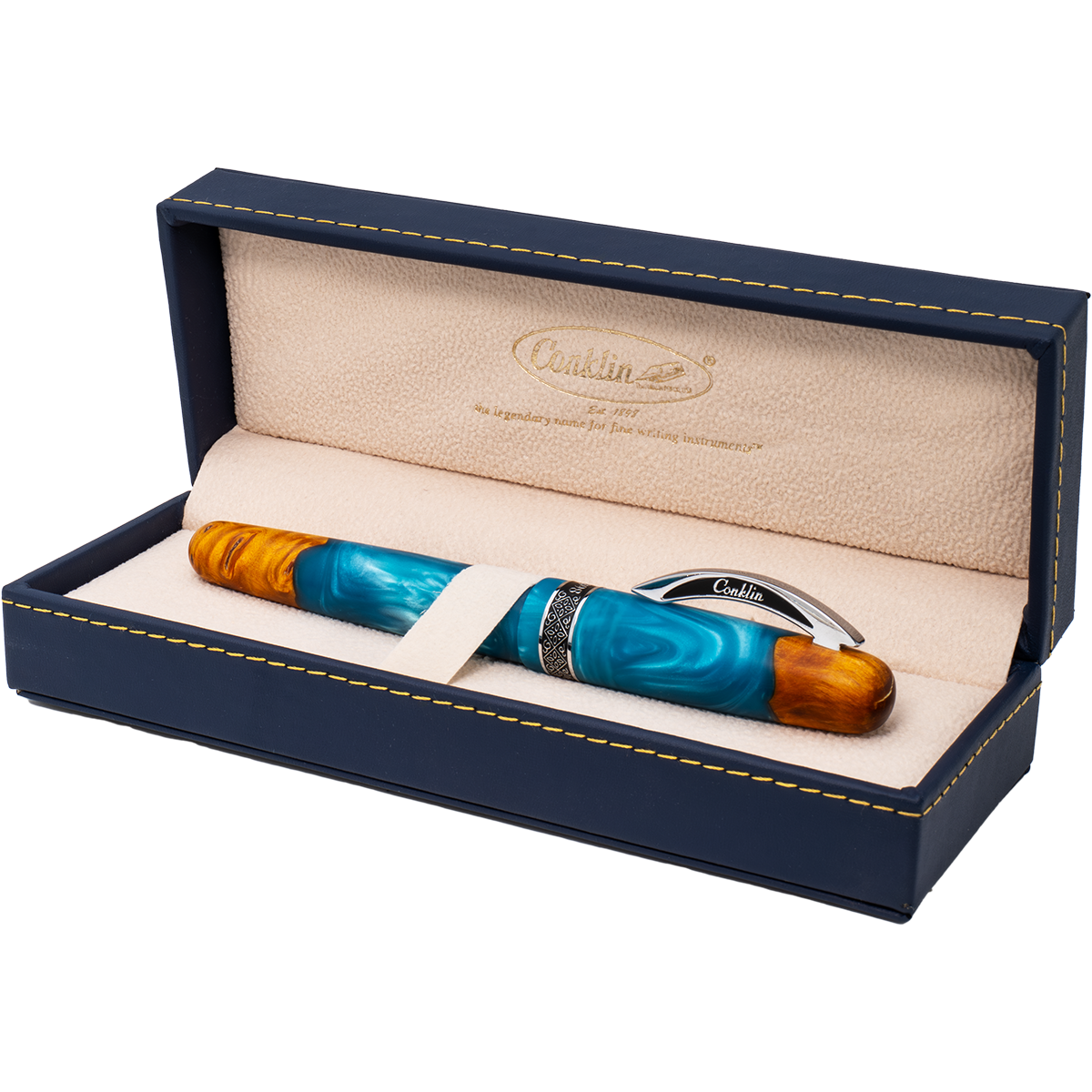 Conklin 1898 Collection Fountain Pen - Spectra Blue Fusion-Pen Boutique Ltd
