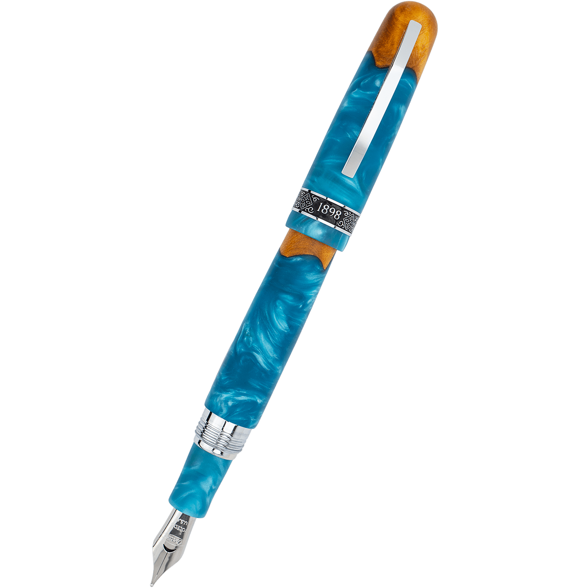 Conklin 1898 Collection Fountain Pen - Spectra Blue Fusion - Pen Boutique Ltd