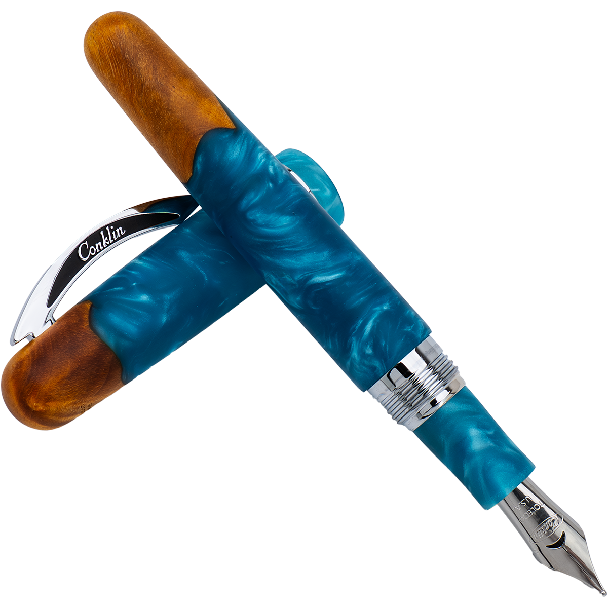 Conklin 1898 Collection Fountain Pen - Spectra Blue Fusion-Pen Boutique Ltd