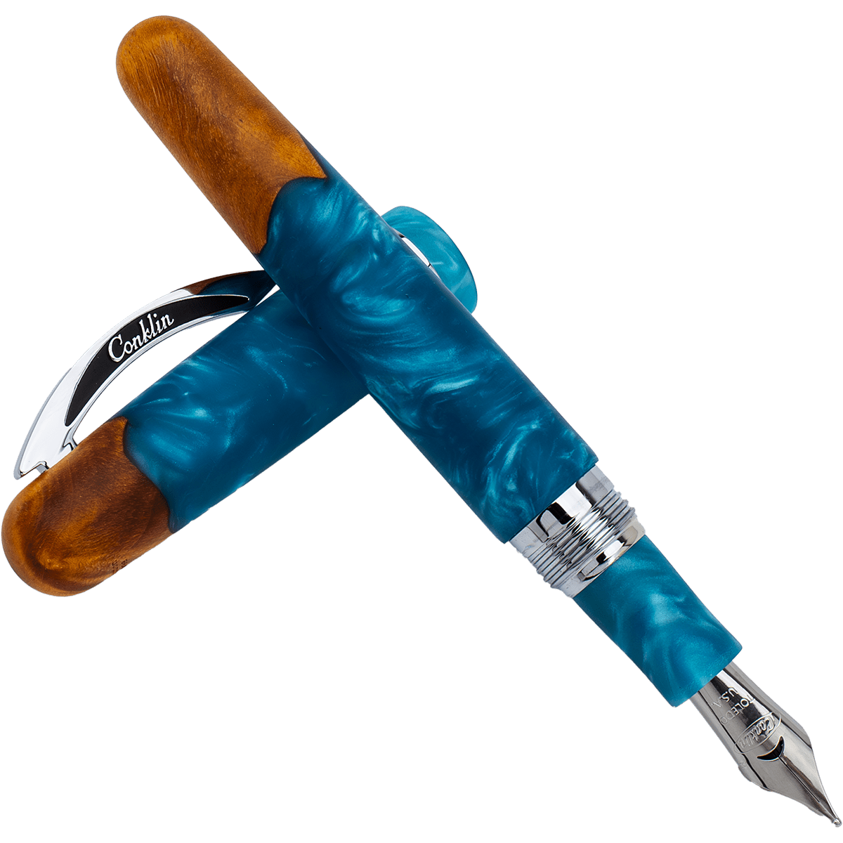 Conklin 1898 Collection Fountain Pen - Spectra Blue Fusion - Pen Boutique Ltd