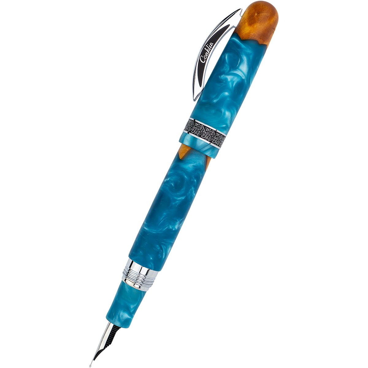 Conklin 1898 Collection Fountain Pen - Spectra Blue Fusion-Pen Boutique Ltd