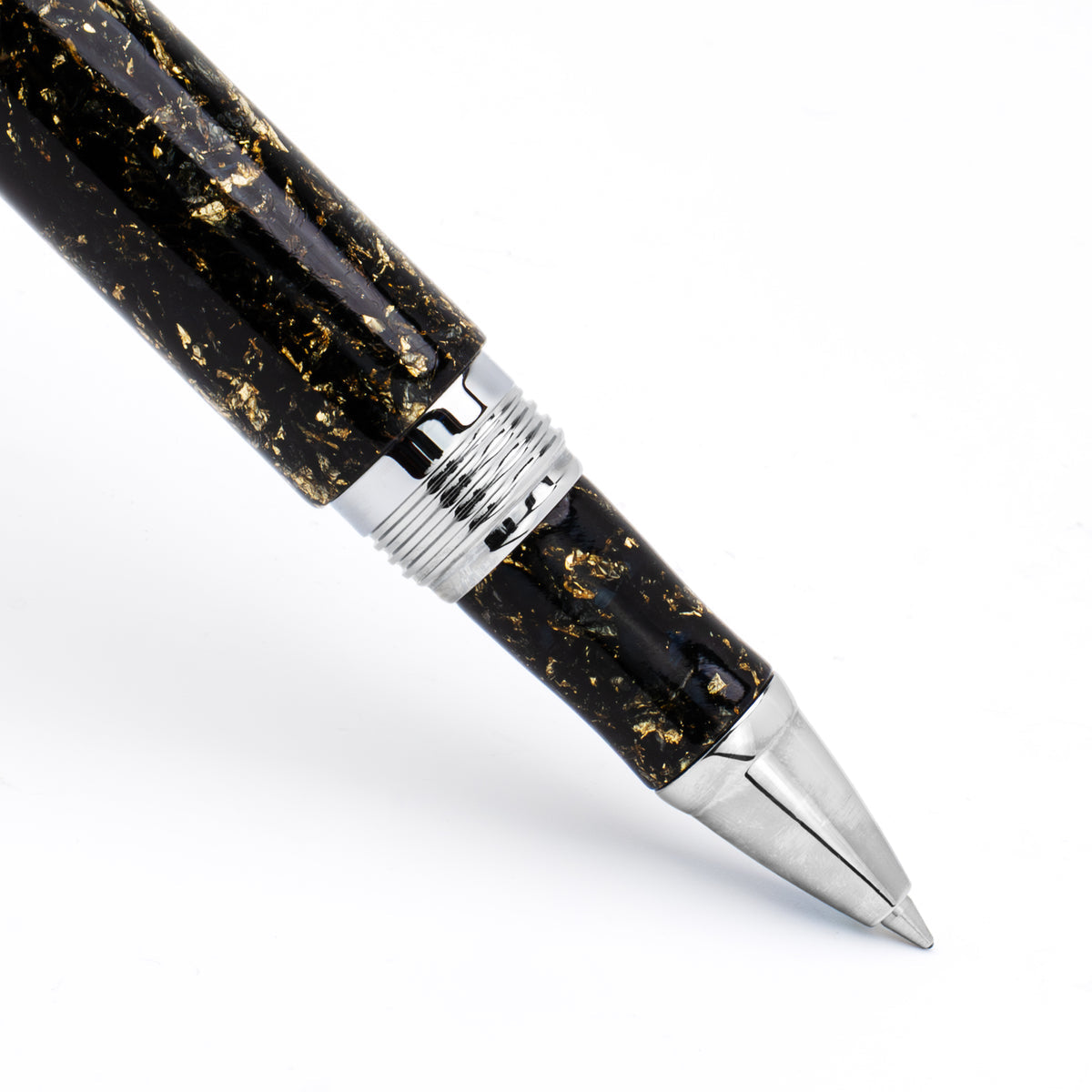Conklin 1898 Collection Rollerball Pen - Solaris Black - Chrome Trim (Limited Edition)-Pen Boutique Ltd