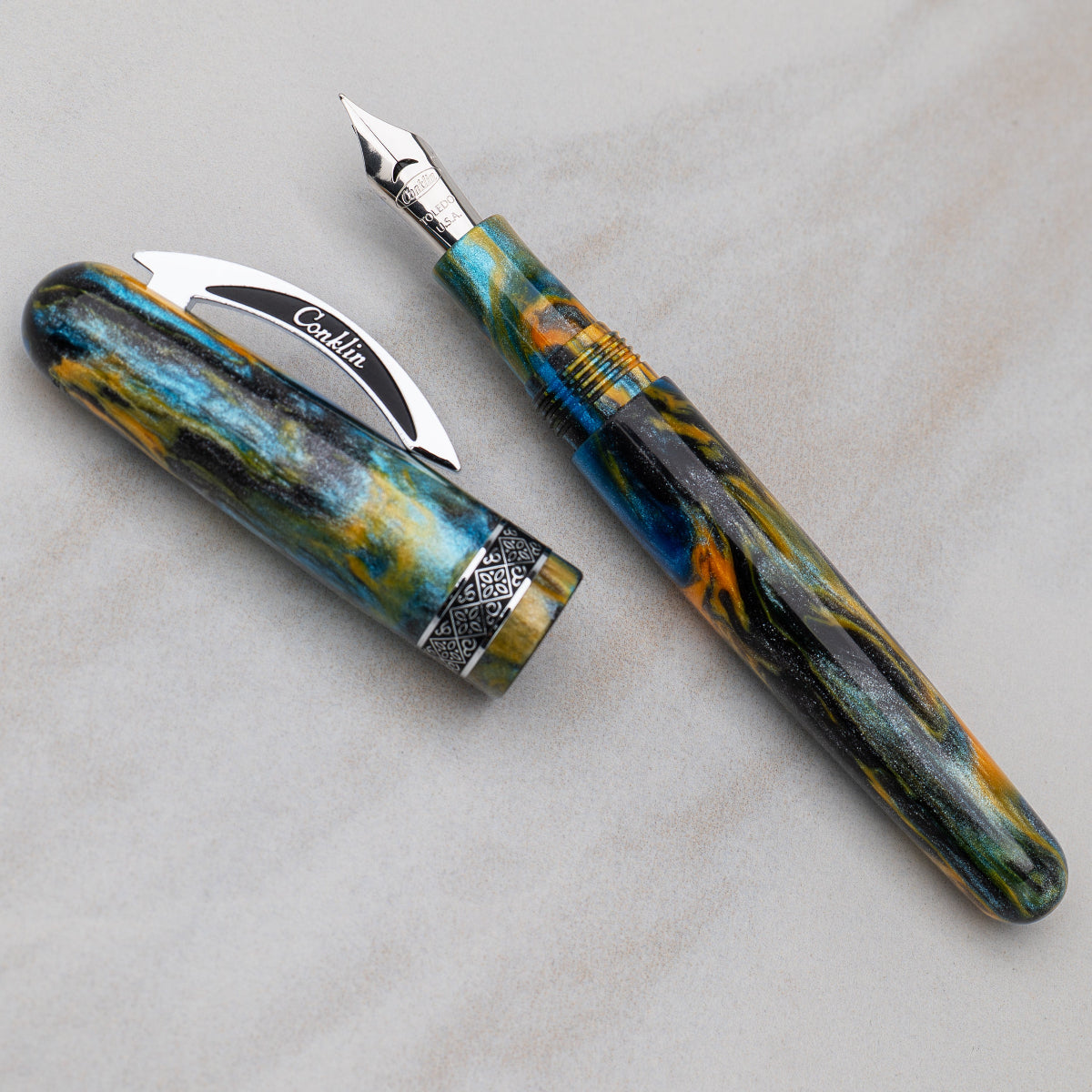 Conklin 1898 Fountain Pen - Ken's Mix - Steel Nib (Limited Edition)-Pen Boutique Ltd