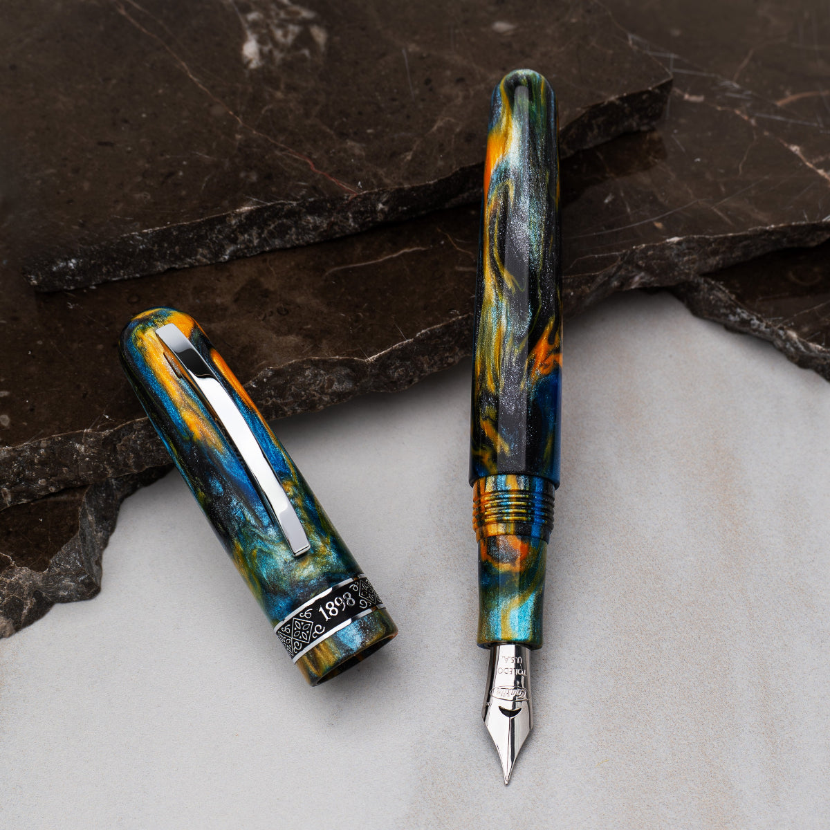 Conklin 1898 Fountain Pen - Ken's Mix - Steel Nib (Limited Edition)-Pen Boutique Ltd