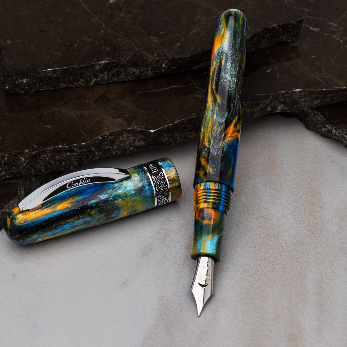 Conklin 1898 Fountain Pen - Ken's Mix - Steel Nib (Limited Edition)-Pen Boutique Ltd