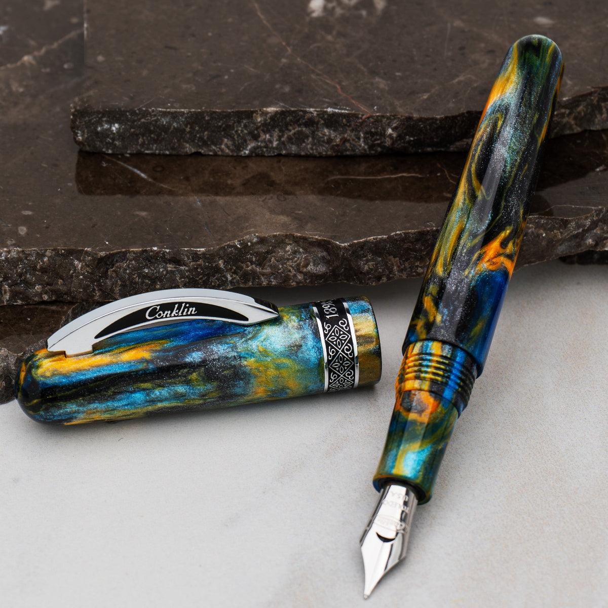Conklin 1898 Fountain Pen - Ken's Mix - Steel Nib (Limited Edition)-Pen Boutique Ltd