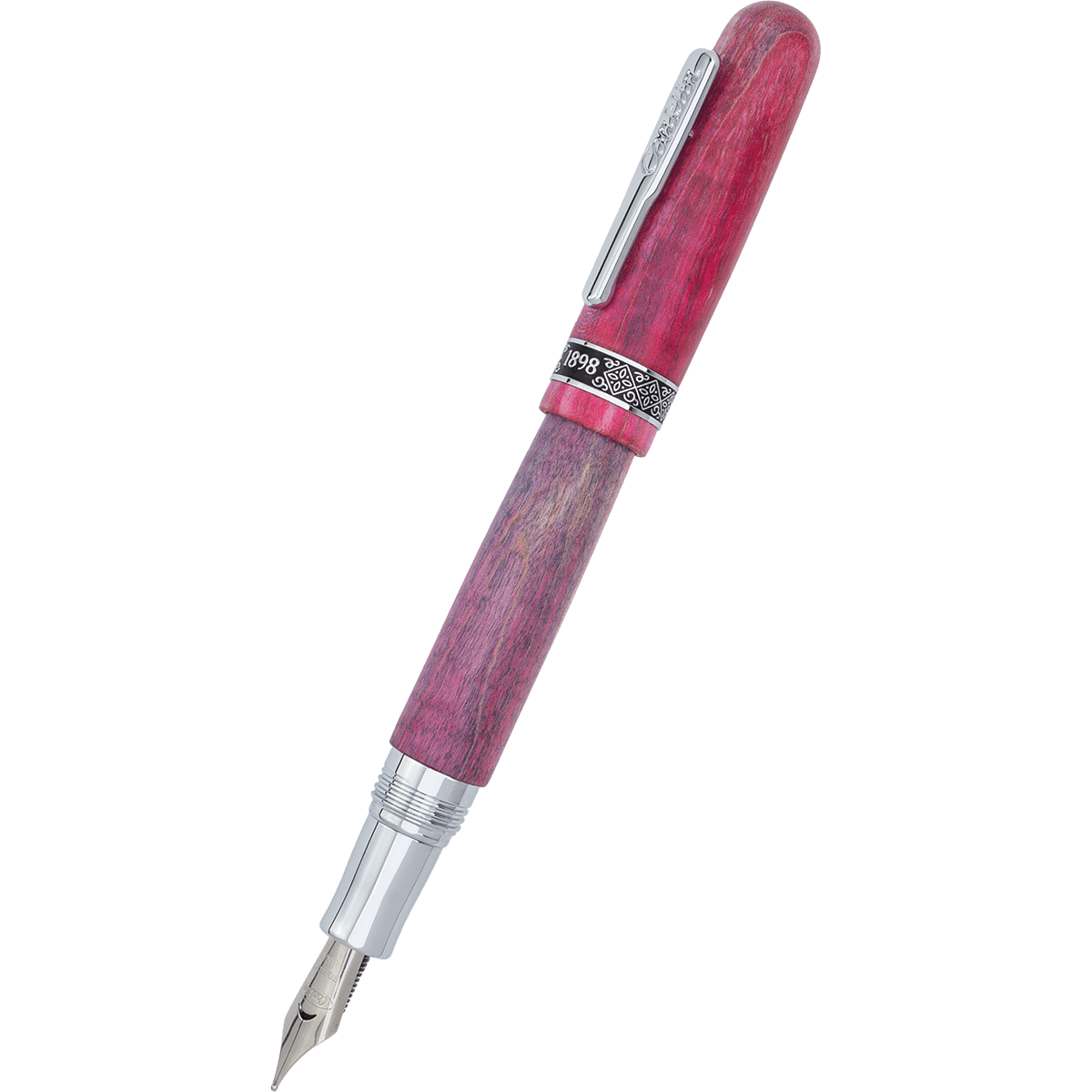 Conklin 1898 Fountain Pen - Stabilized Wood Matte Purple - Steel Nib (Limited Edition) - Pen Boutique Ltd