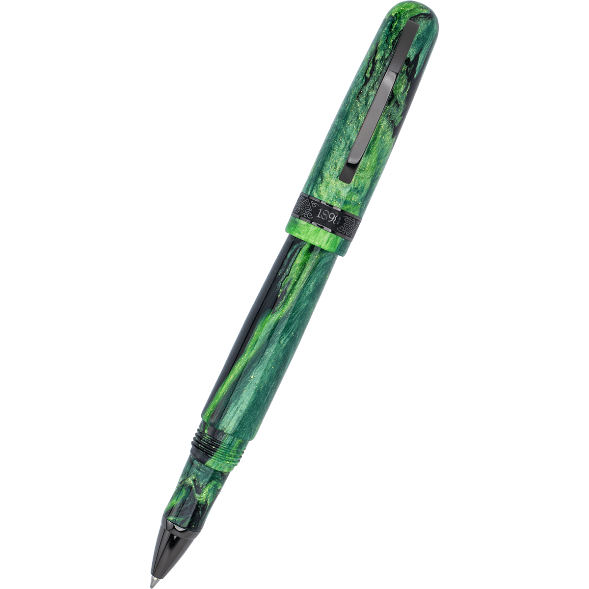 Conklin 1898 Rollerball Pen - Clover Valley - Gunmetal Trim (Limited Edition) - Pen Boutique Ltd