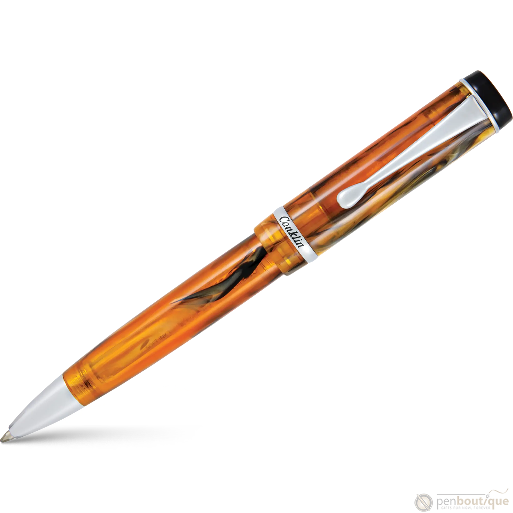 Conklin Duragraph Ballpoint Pen - Amber-Pen Boutique Ltd