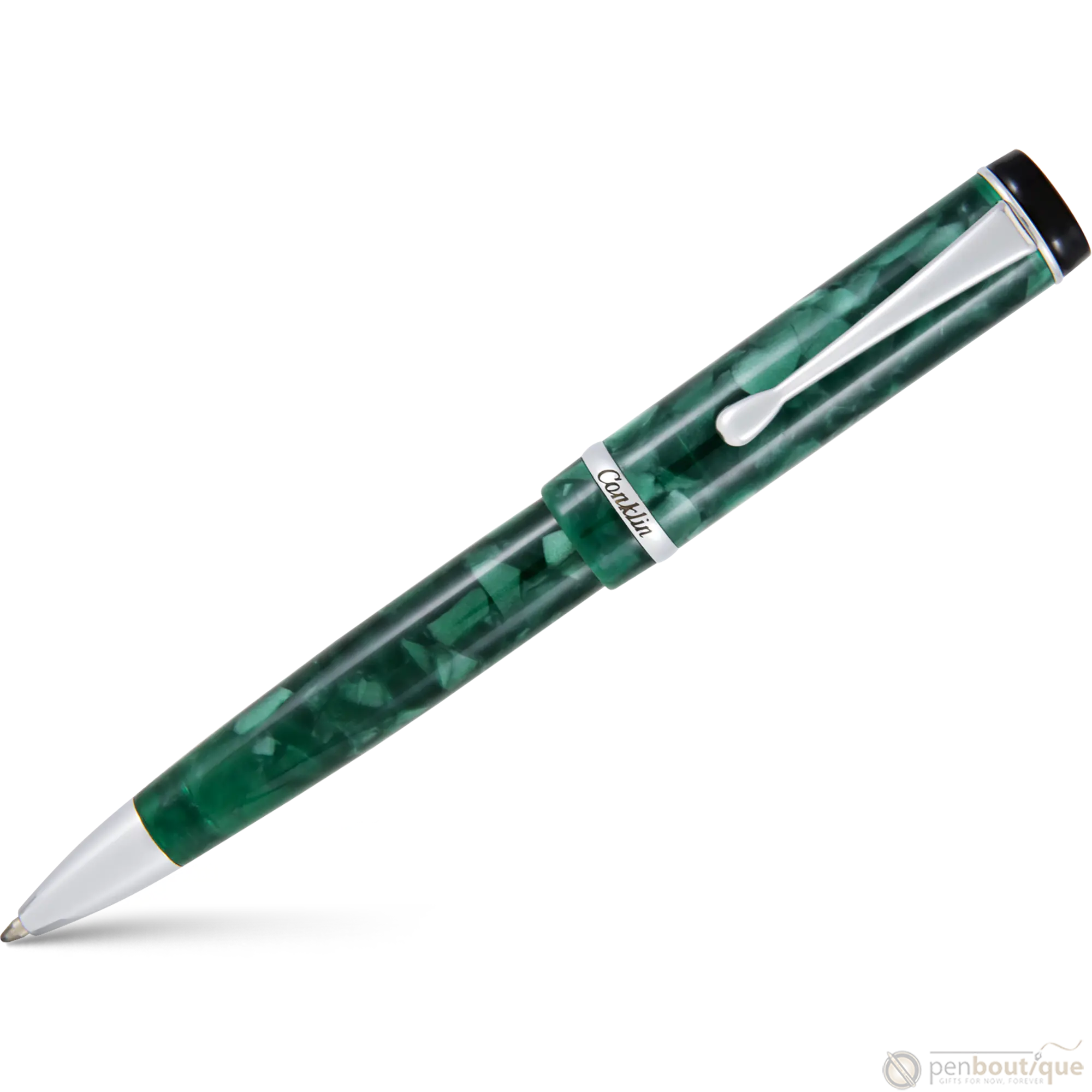 Conklin Duragraph Ballpoint Pen - Forest Green-Pen Boutique Ltd