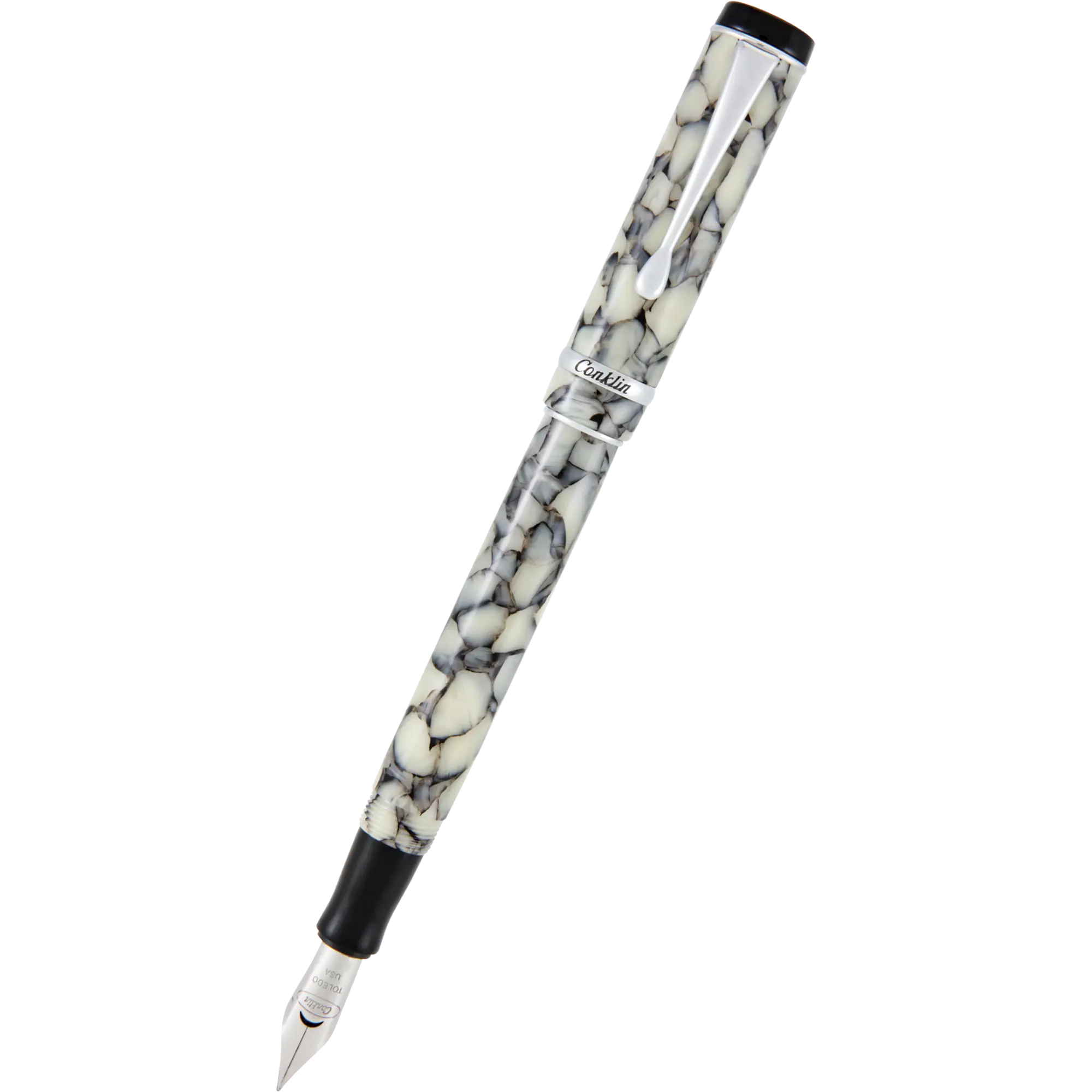 Conklin Duragraph Fountain Pen - Cracked Ice-Pen Boutique Ltd