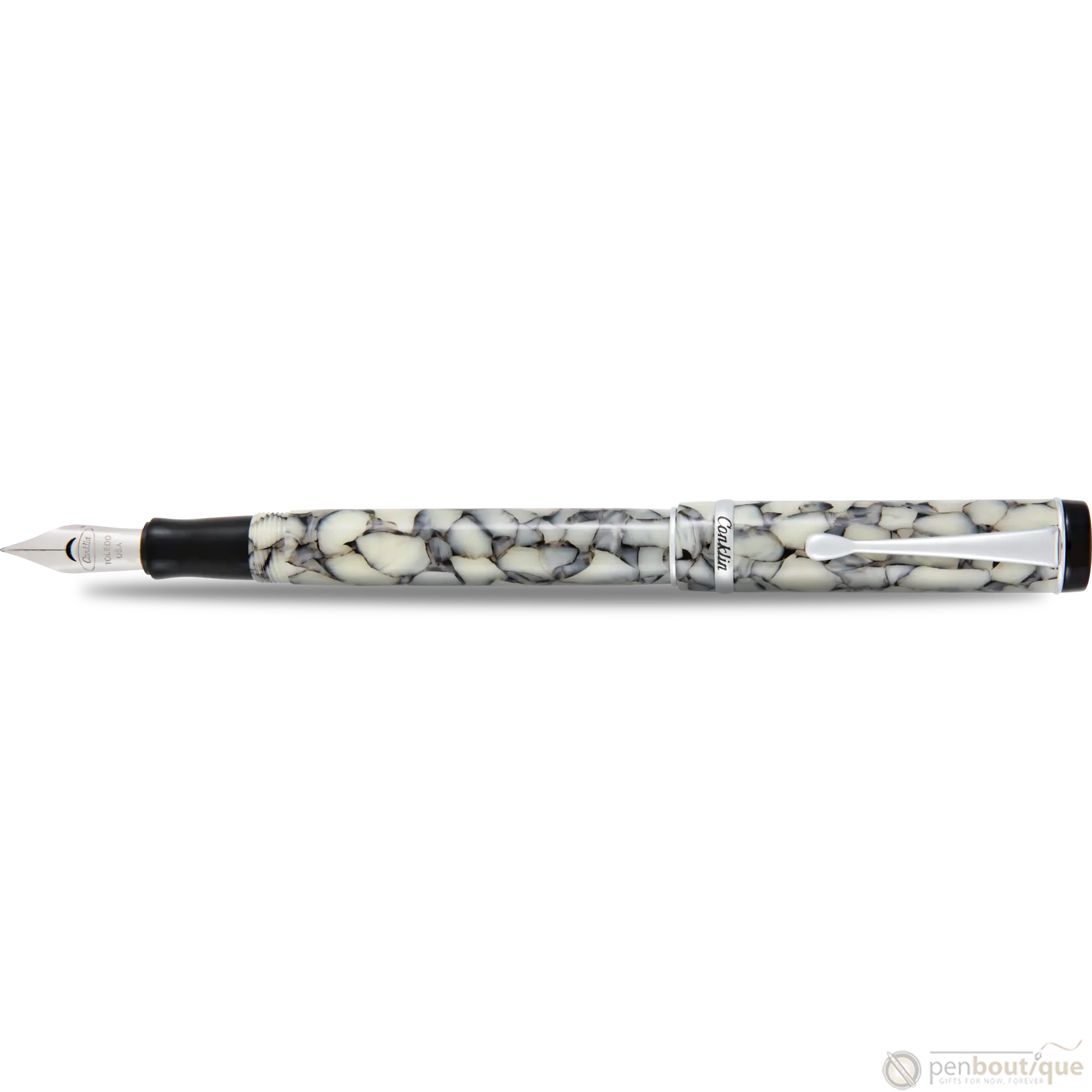 Conklin Duragraph Fountain Pen - Cracked Ice-Pen Boutique Ltd