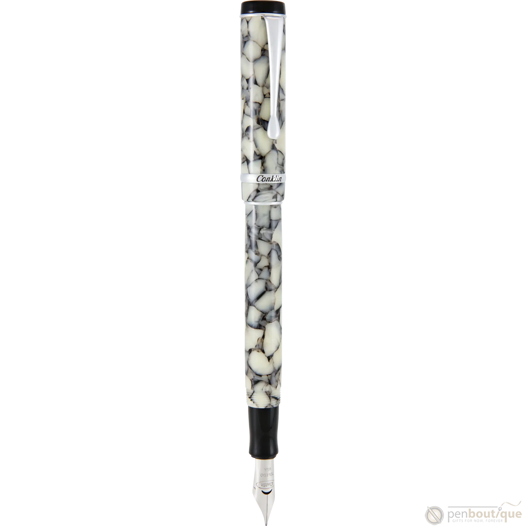 Conklin Duragraph Fountain Pen - Cracked Ice-Pen Boutique Ltd