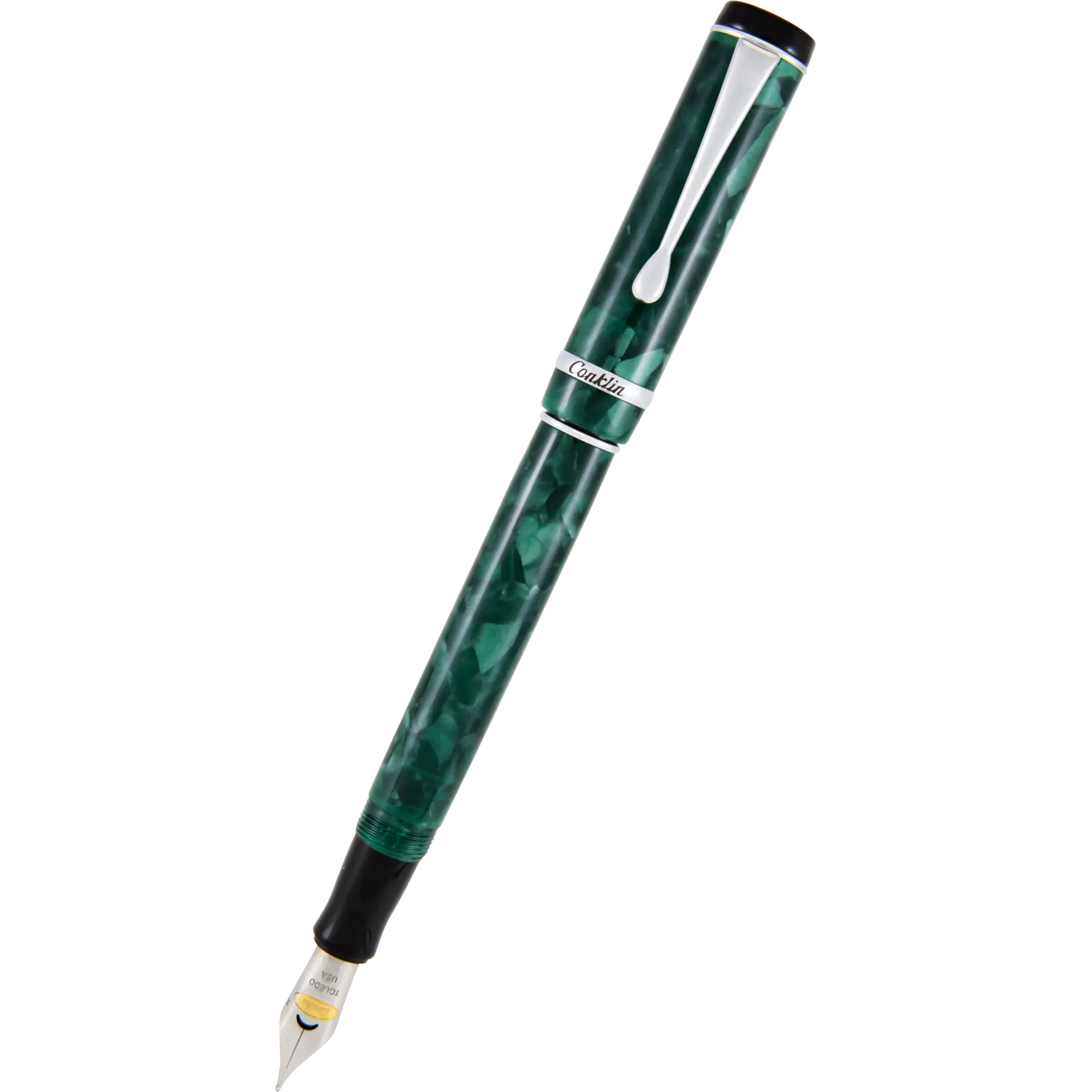 Conklin Duragraph Fountain Pen - Forest Green-Pen Boutique Ltd