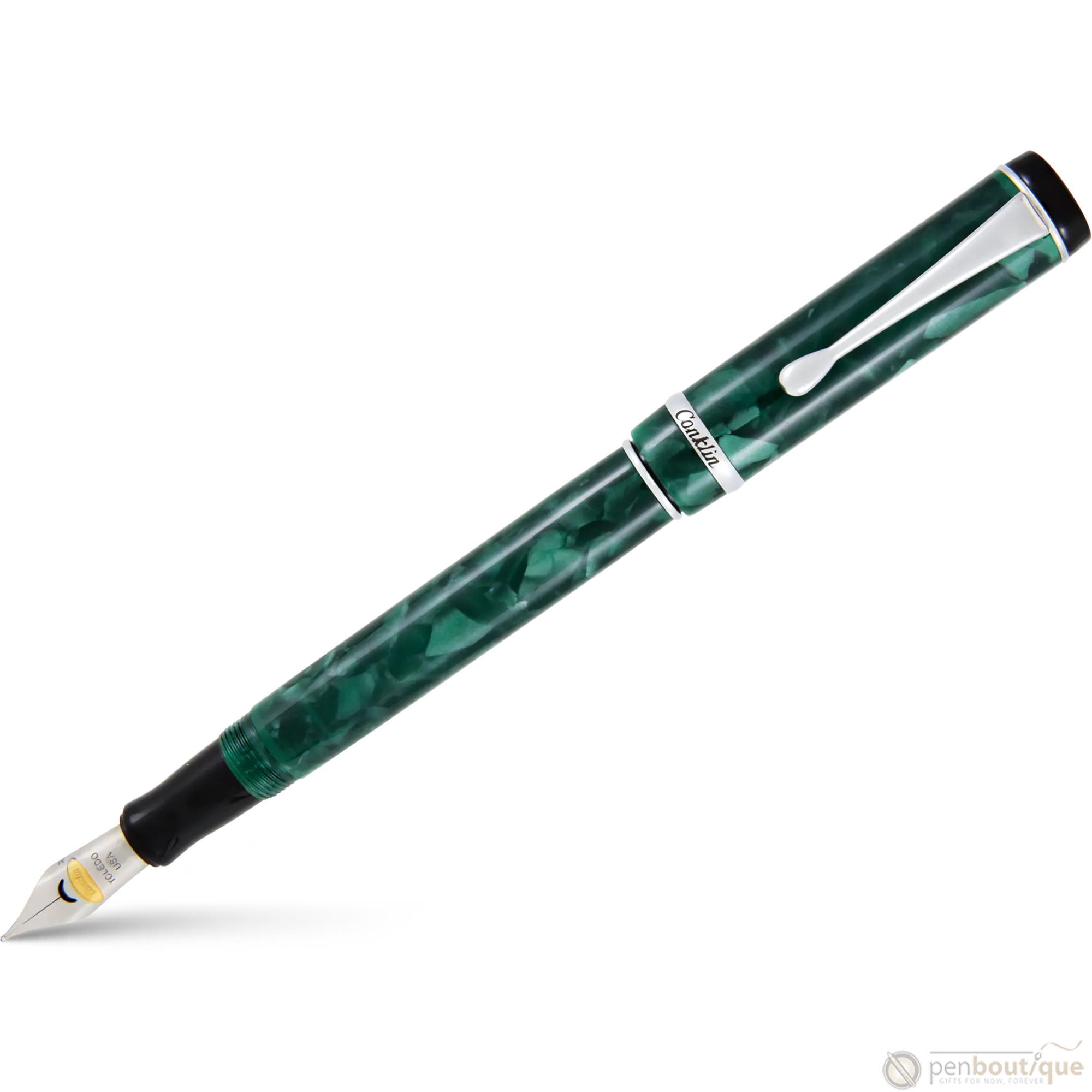 Conklin Duragraph Fountain Pen - Forest Green-Pen Boutique Ltd