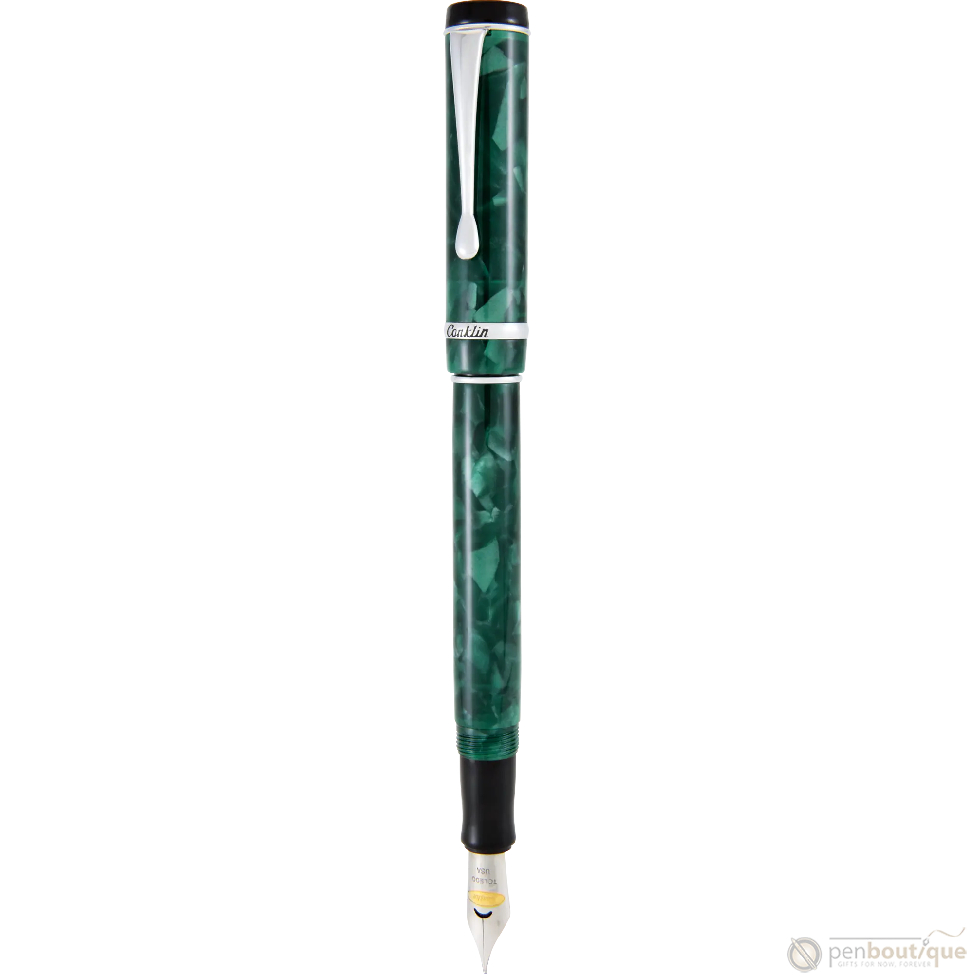 Conklin Duragraph Fountain Pen - Forest Green-Pen Boutique Ltd