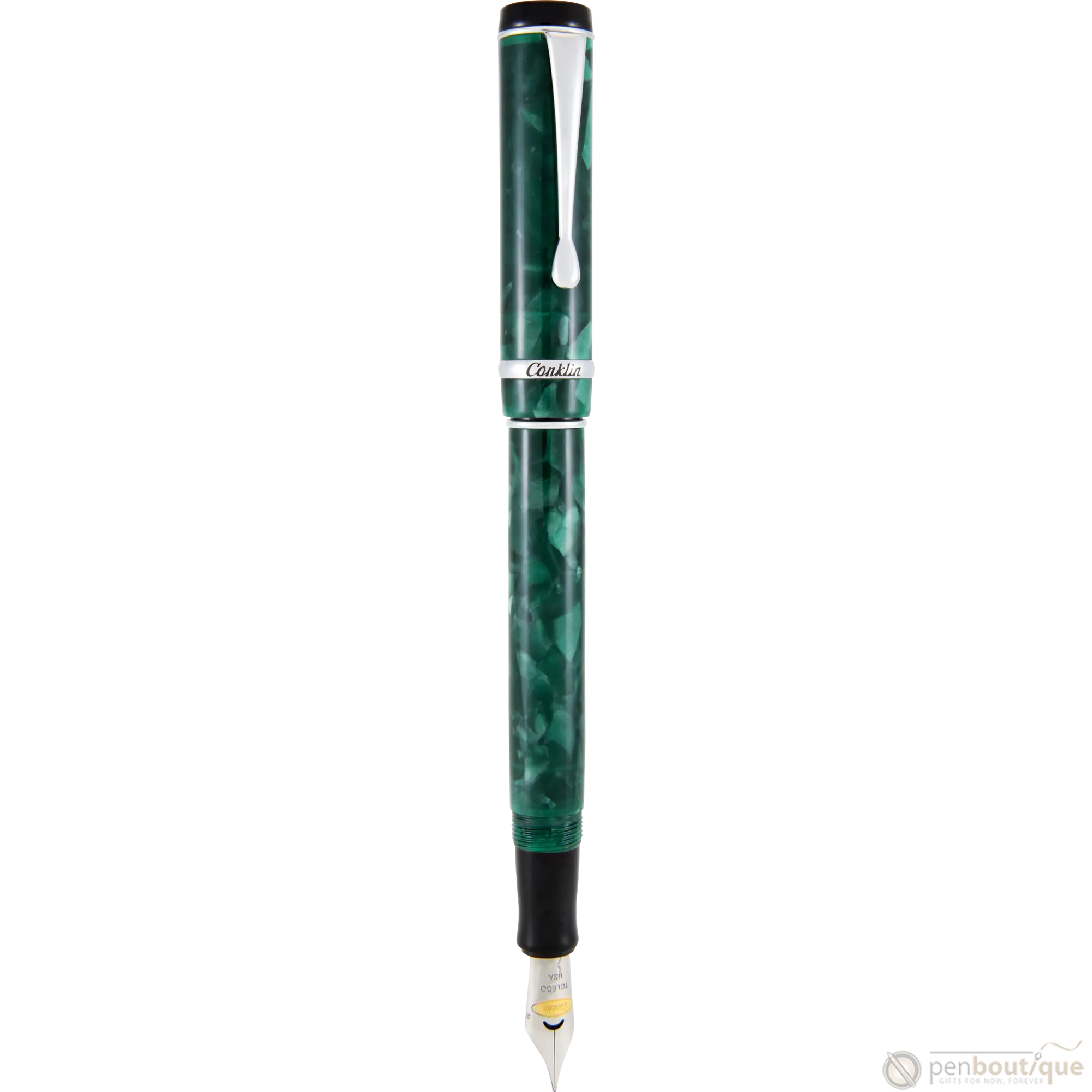 Conklin Duragraph Fountain Pen - Forest Green-Pen Boutique Ltd