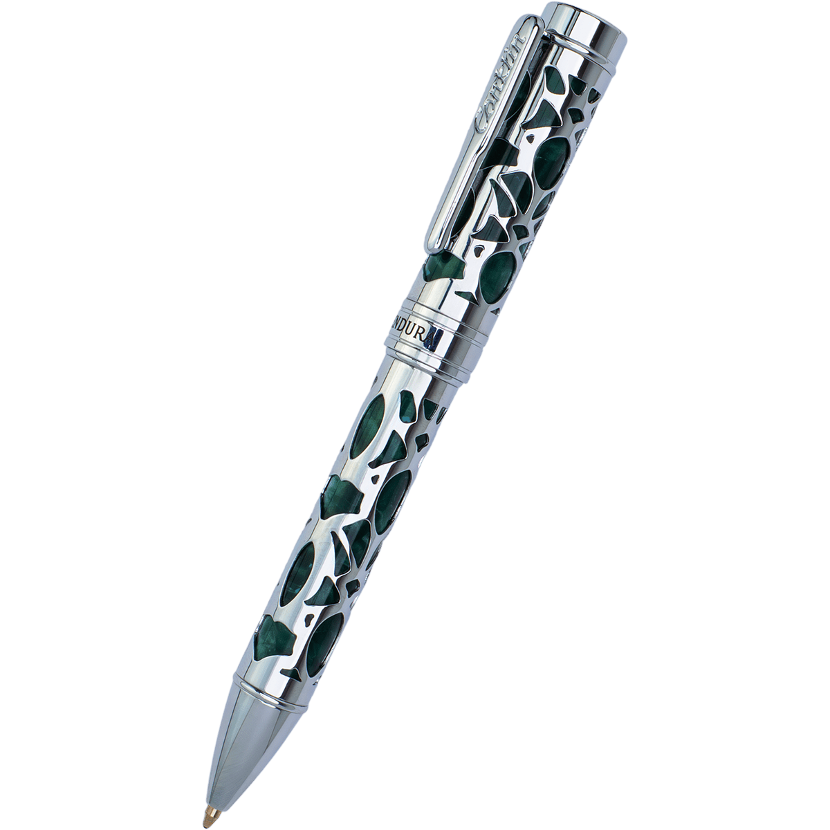 Conklin Endura Ballpoint Pen - Deco Crest Green - Pen Boutique Ltd