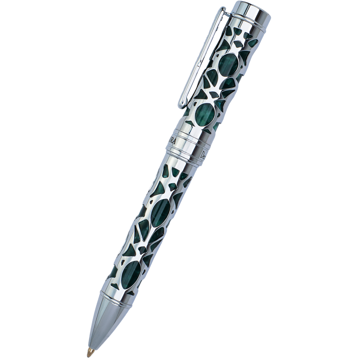 Conklin Endura Ballpoint Pen - Deco Crest Green - Pen Boutique Ltd