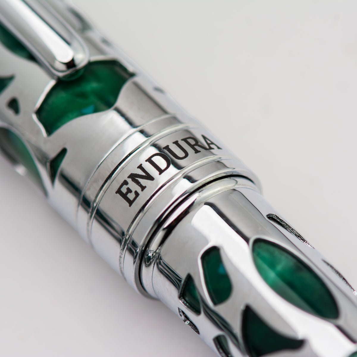 Conklin Endura Ballpoint Pen - Deco Crest Green - Pen Boutique Ltd