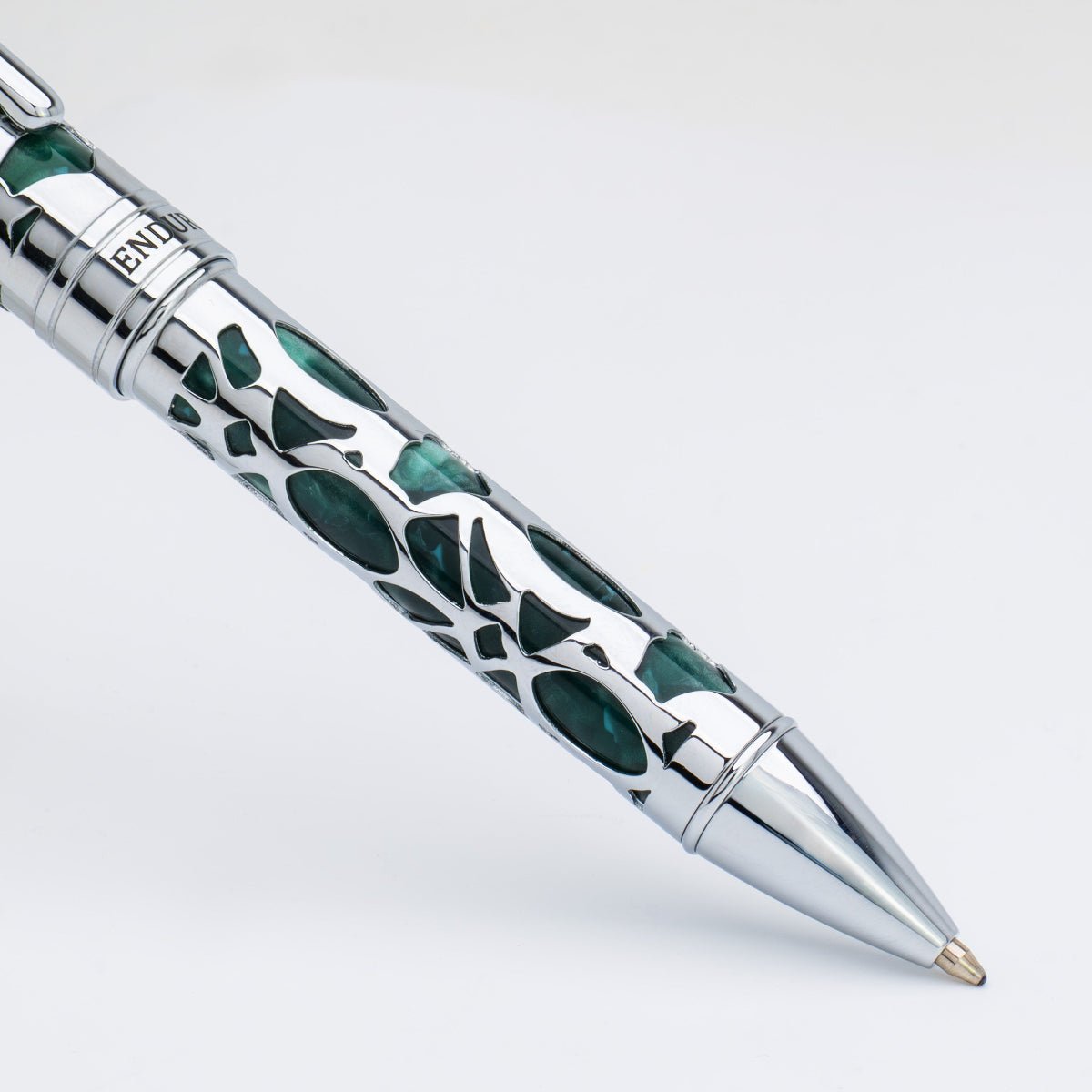 Conklin Endura Ballpoint Pen - Deco Crest Green - Pen Boutique Ltd