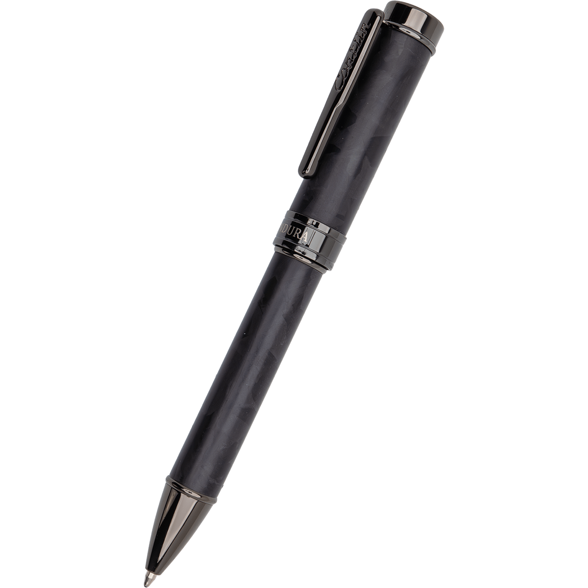 Conklin Endura Ballpoint Pen - Forged Carbon Fiber - Gunmetal Trim (Numbered Edition) - Pen Boutique Ltd