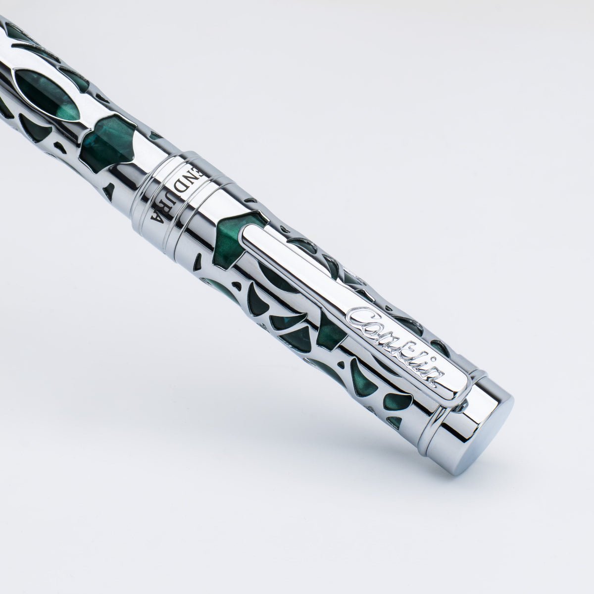 Conklin Endura Rollerball Pen - Deco Crest Green - Pen Boutique Ltd