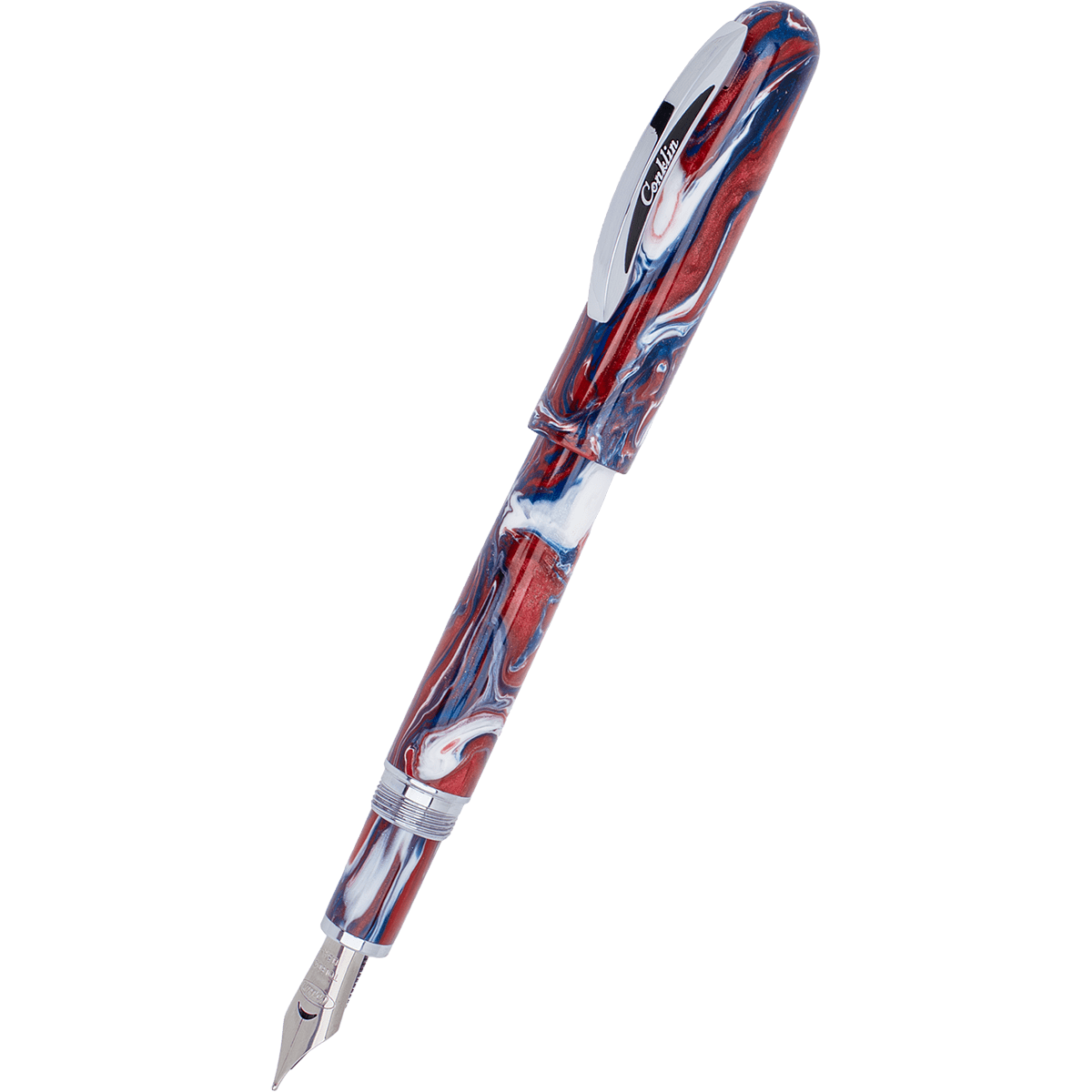 Conklin Streamline Fountain Pen - USA 250 - Chrome Trim (Limited Edition) - Pen Boutique Ltd