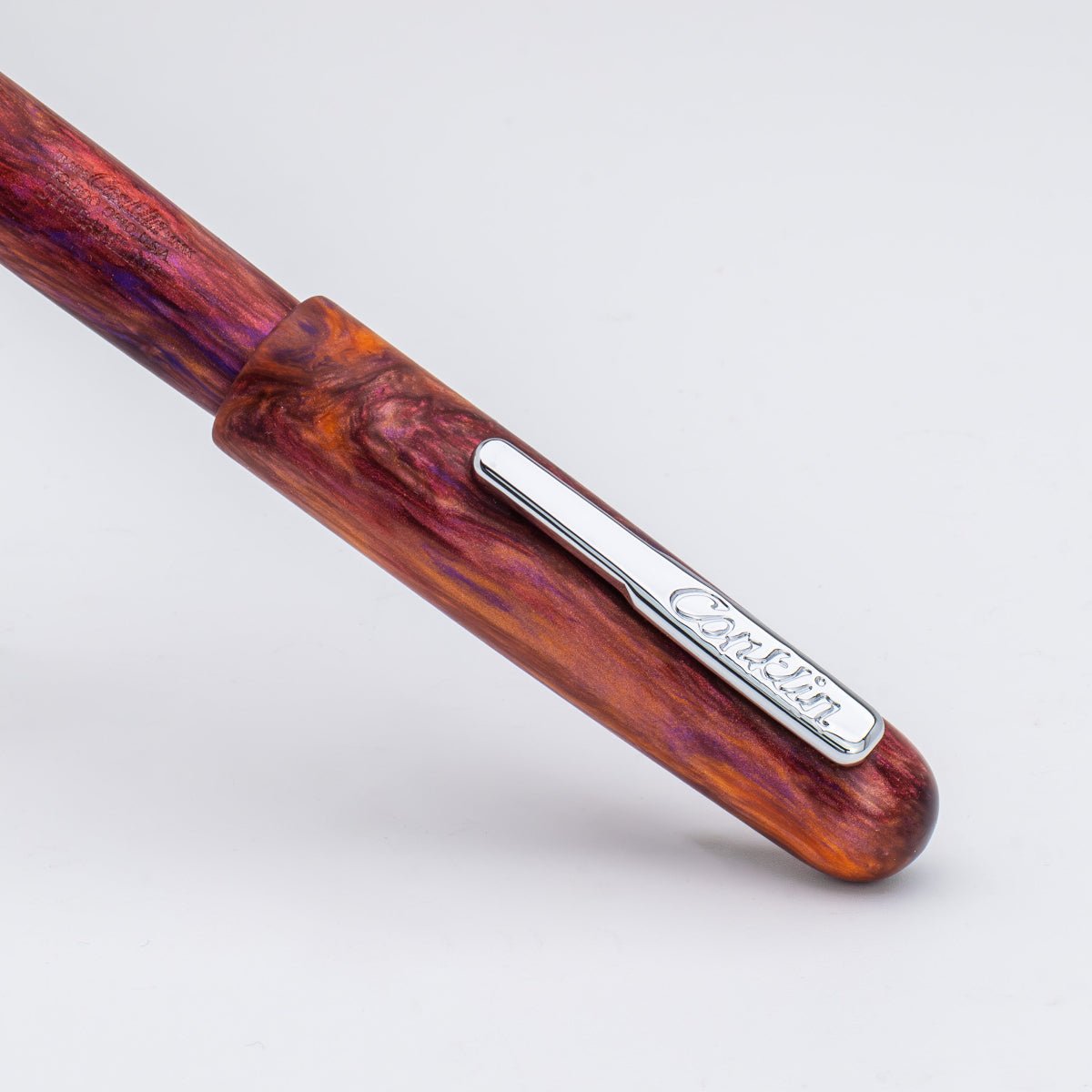 Conklin Streamline Rollerball Pen - Matte Sunset Medley - Chrome Trim (Limited Edition) - Pen Boutique Ltd