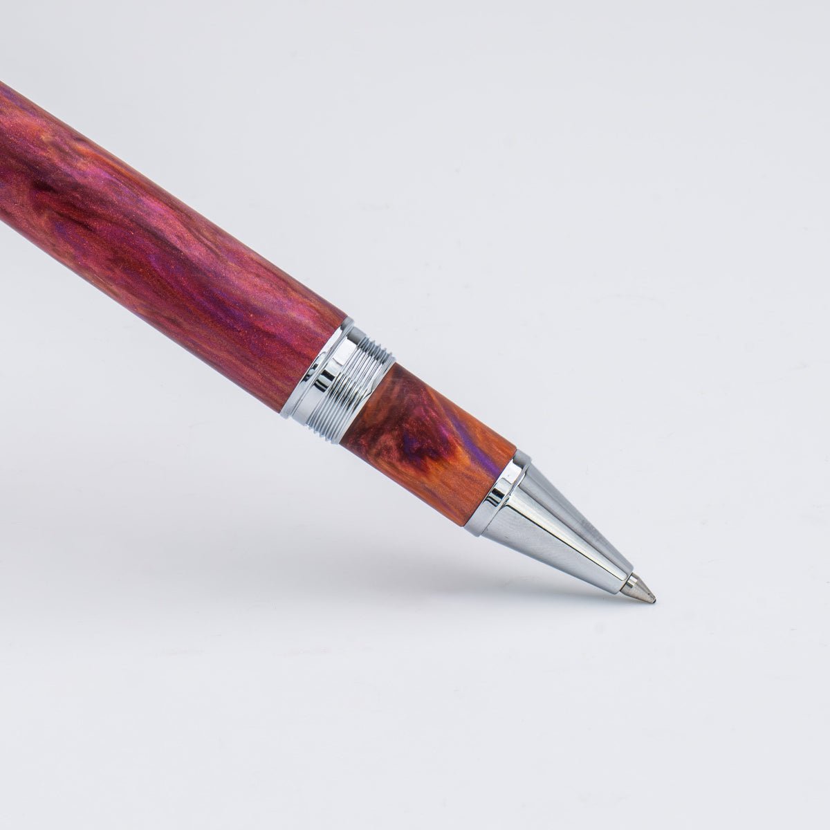 Conklin Streamline Rollerball Pen - Matte Sunset Medley - Chrome Trim (Limited Edition) - Pen Boutique Ltd