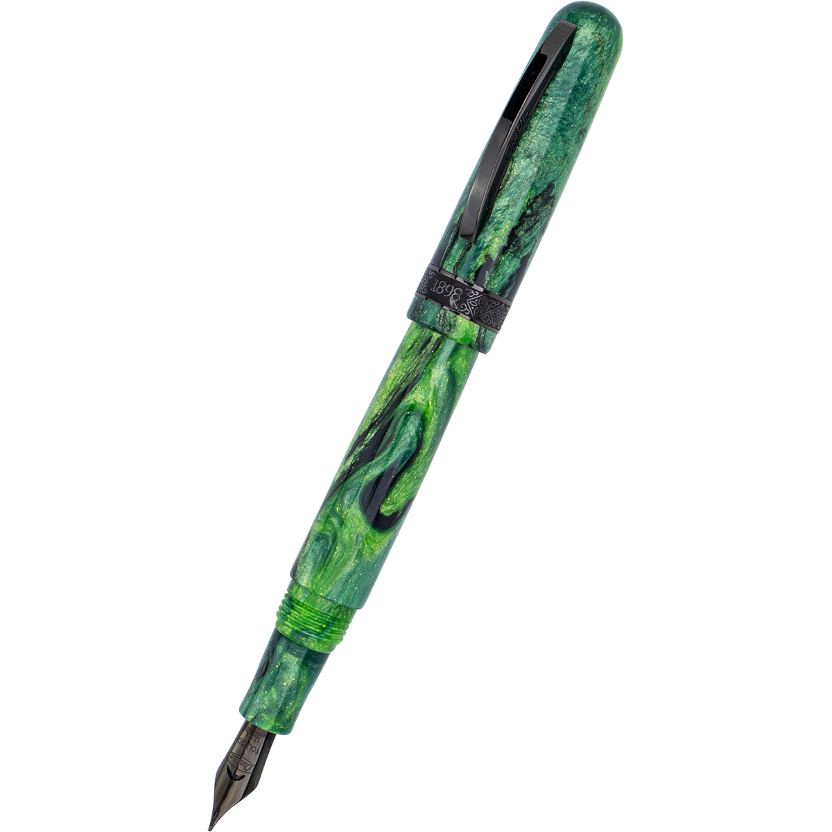 Conklin 1898 Fountain Pen - Clover Valley - Gunmetal Trim (Limited Edition)