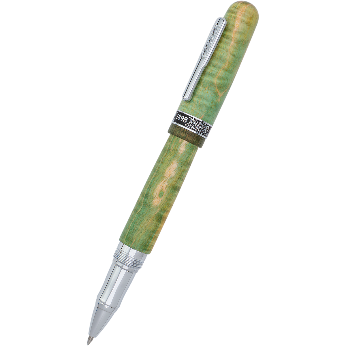 Conklin 1898 Rollerball Pen - Stabilized Wood Matte Green (Limited Edition)
