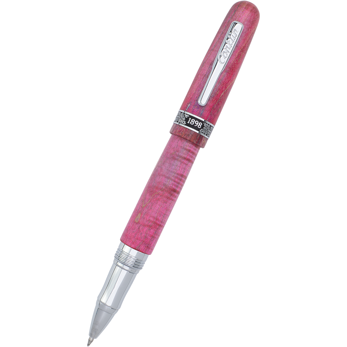 Conklin 1898 Rollerball Pen - Stabilized Wood Matte Purple (Limited Edition)
