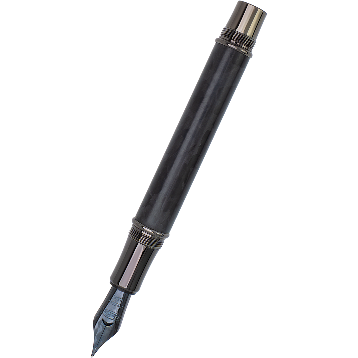 Conklin Endura Fountain Pen - Forged Carbon Fiber - Gunmetal Trim (Numbered Edition)