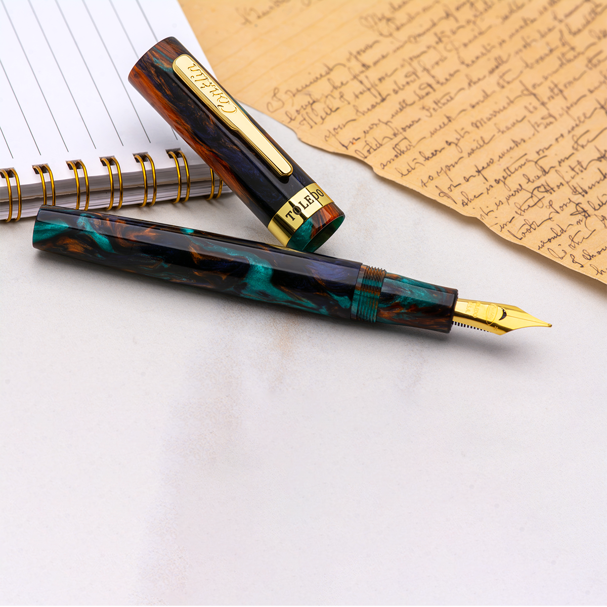 Conklin Toledo Fountain Pen - Bohemian Twilight Light Shadow (Pen Boutique Exclusive)-Pen Boutique Ltd