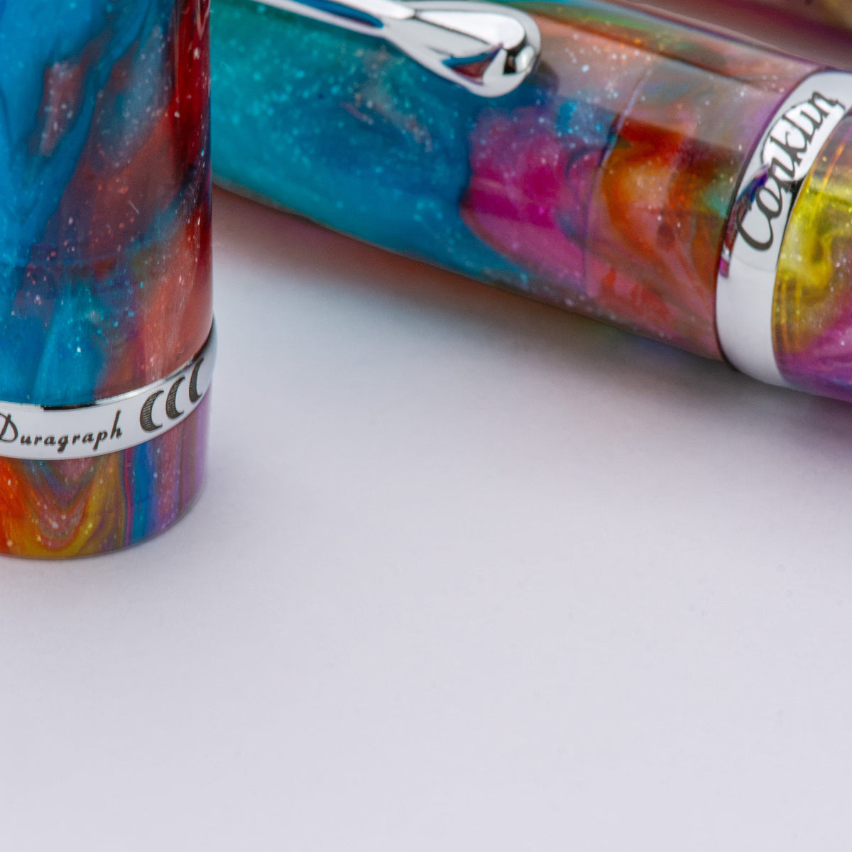 Conklin Duragraph Rollerball Pen - Primary Manipulation 3.5 - Chrome Trim (Limited Edition)