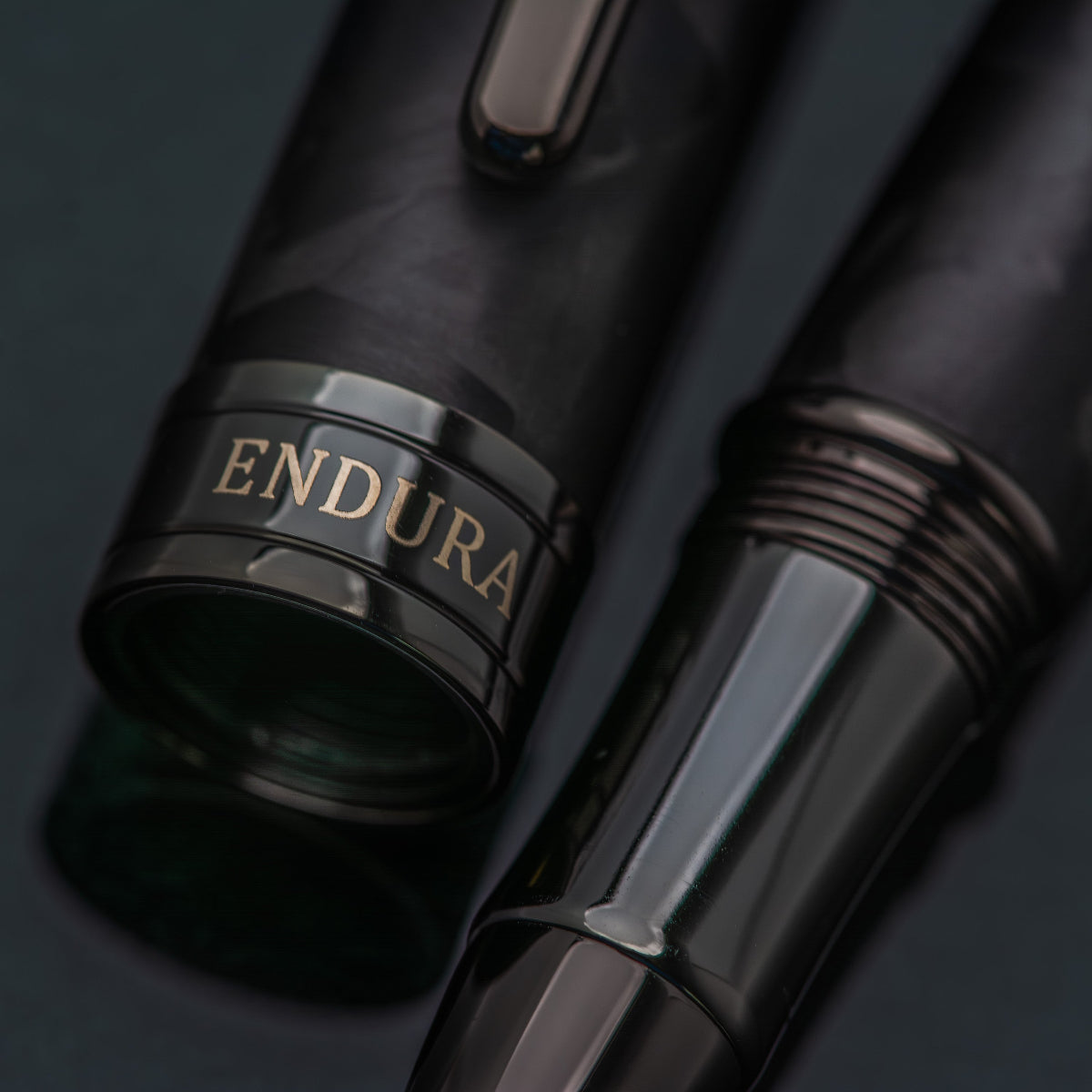 Conklin Endura Fountain Pen - Forged Carbon Fiber - Gunmetal Trim (Numbered Edition)