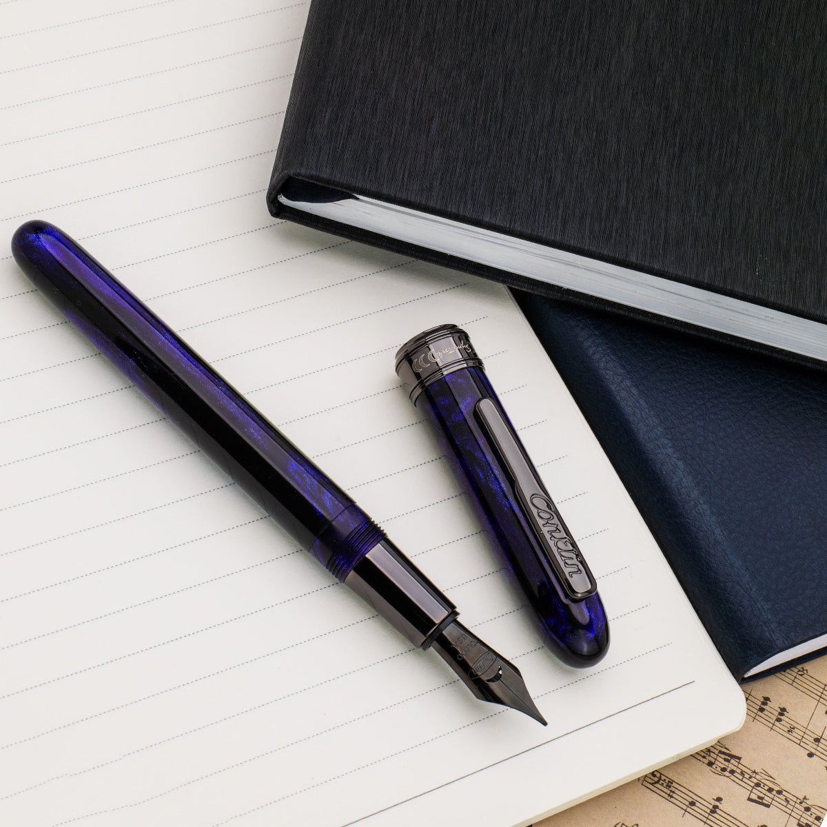Conklin Symetrik Fountain Pen - Limited Edition - Mystic Soul "Energy" - Gunmetal Trim (Pen Boutique Exclusive) - Pen Boutique Ltd
