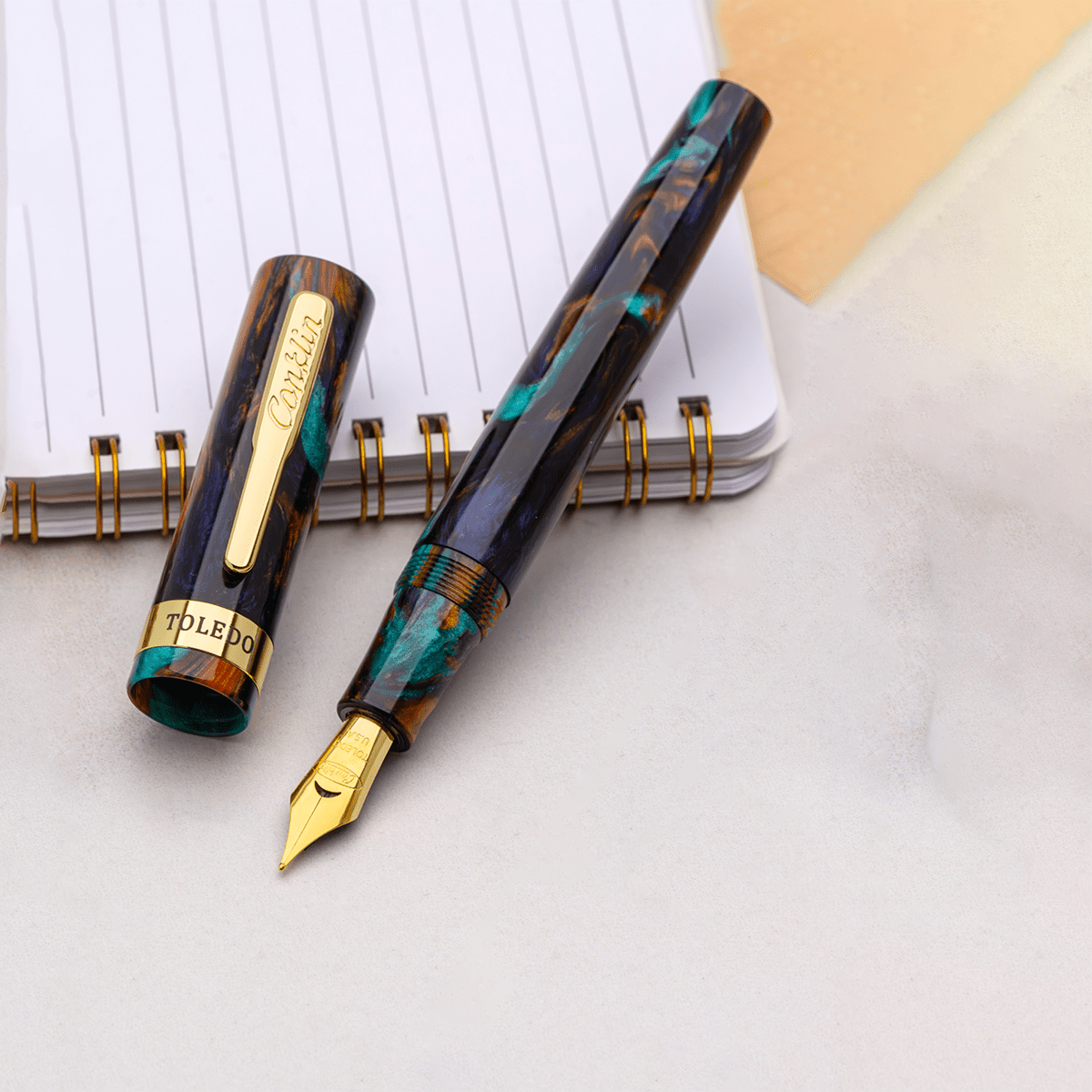 Conklin Toledo Fountain Pen - Limited Edition - Bohemian Twilight Light Shadow (Pen Boutique Exclusive) - Pen Boutique Ltd