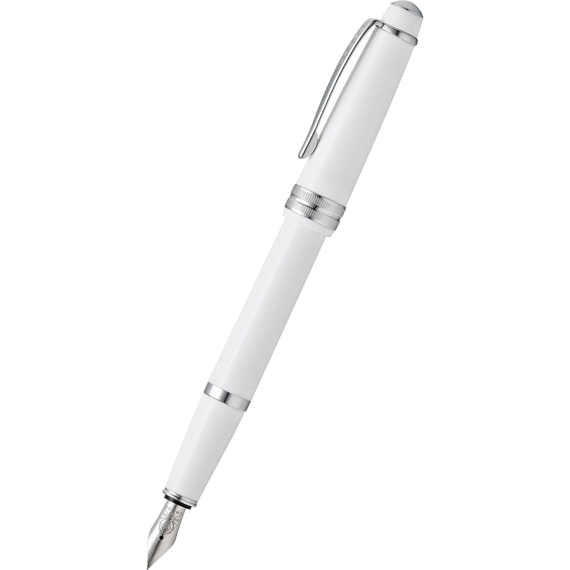Cross Bailey Light Fountain Pen - Polished White-Pen Boutique Ltd