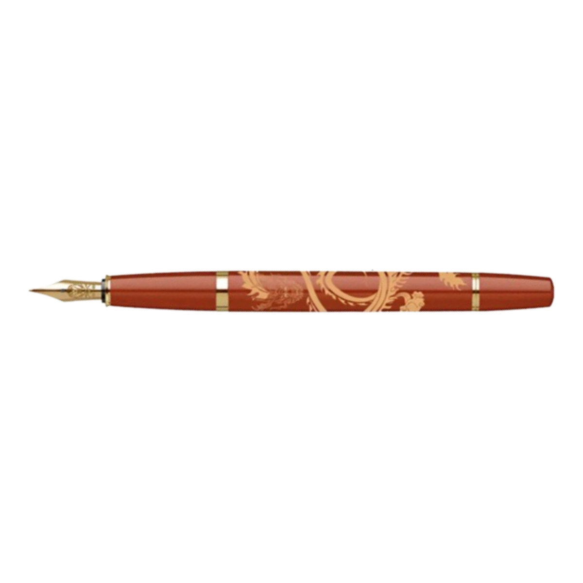 Cross Bailey Light - Year of the Dragon - Fountain Pen - Polished Amber Resin and Gold Tone-Pen Boutique Ltd